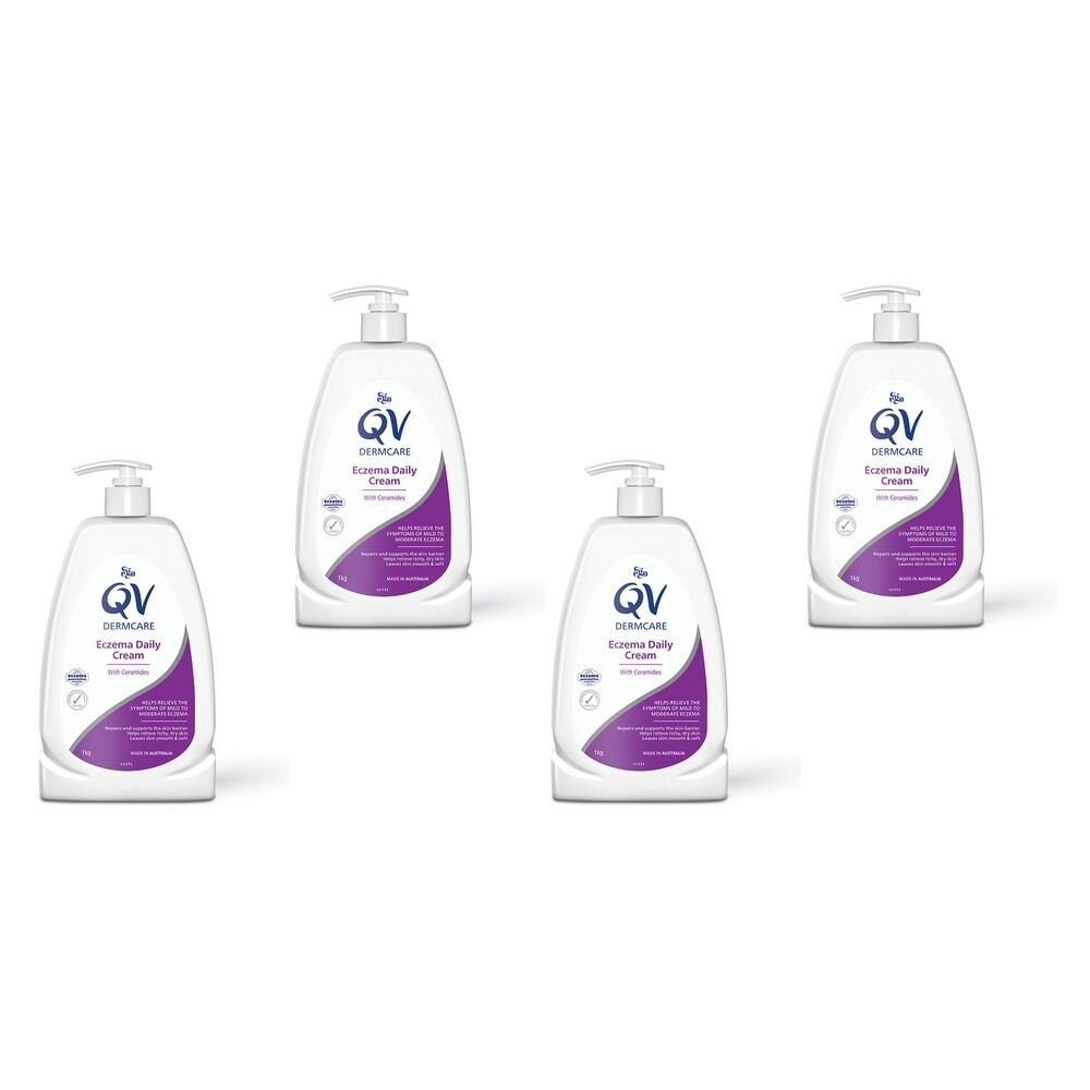 Ego QV Dermcare Eczema Daily Cream 1kg Pack of 4