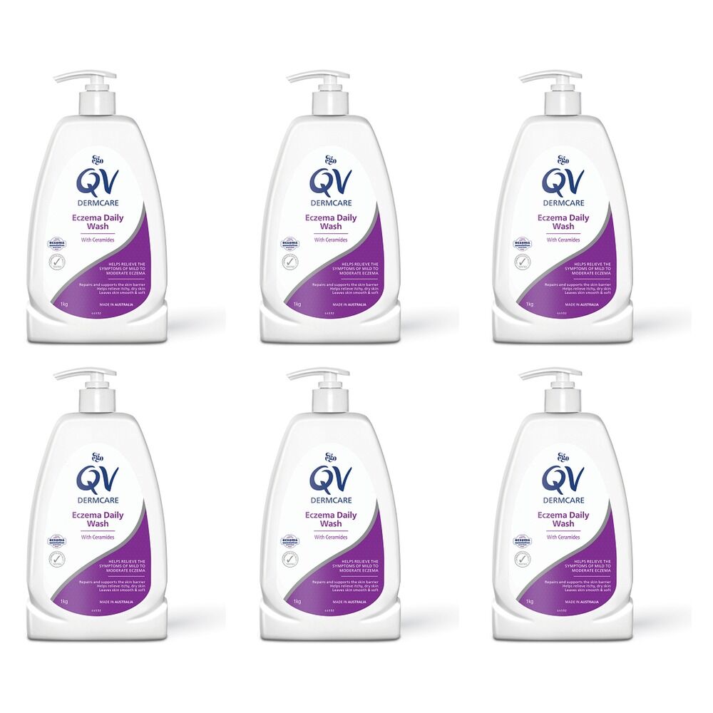 Ego QV Dermcare Eczema Daily Wash 1kg Pack of 6