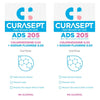 Curasept Chlorhexidine 0.05% Oral Rinse Mouthwash 200mL Pack of 2