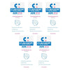 Curasept Chlorhexidine 0.12% Oral Rinse Mouthwash 200mL Pack of 5