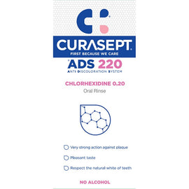 Curasept Chlorhexidine 0.20% Oral Rinse Mouthwash 200mL
