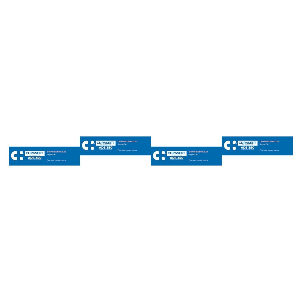 Curasept Chlorhexidine 0.5% Gingival Gel 30mL Pack of 4