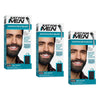 Just For Men Moustache & Beard Brush-In Colour Gel Real Black 28g Pack of 3