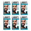 Just For Men Moustache & Beard Brush-In Colour Gel Real Black 28g Pack of 6