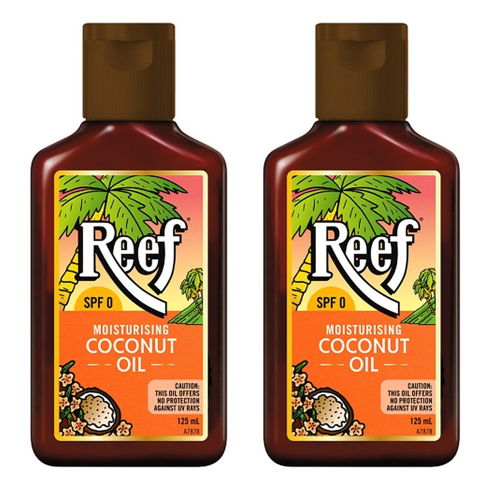 Reef Coconut Scented Tanning Oil 125mL Pack of 2