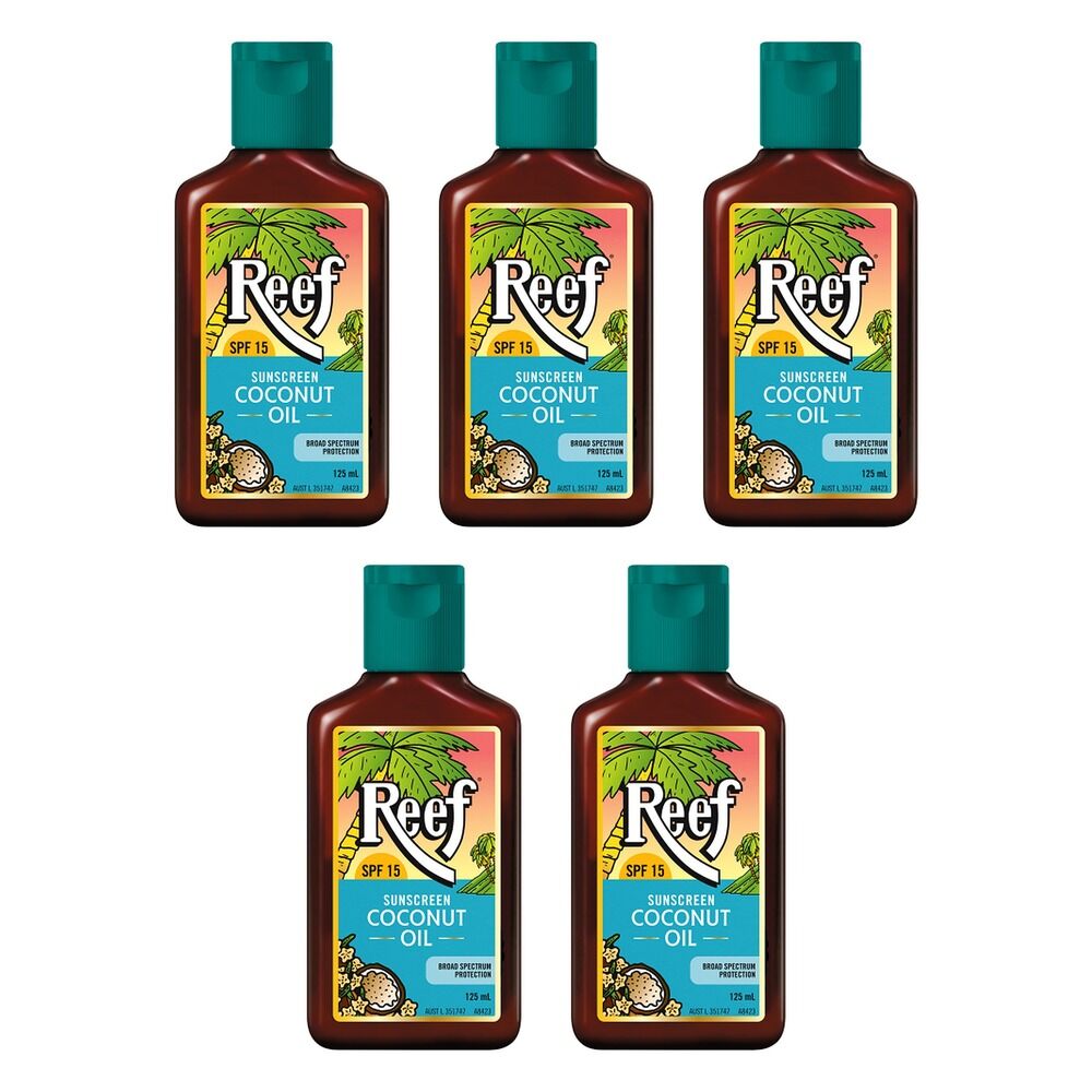 Reef Coconut Oil SPF15+ 125mL Pack of 5