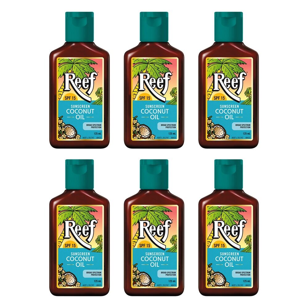 Reef Coconut Oil SPF15+ 125mL Pack of 6