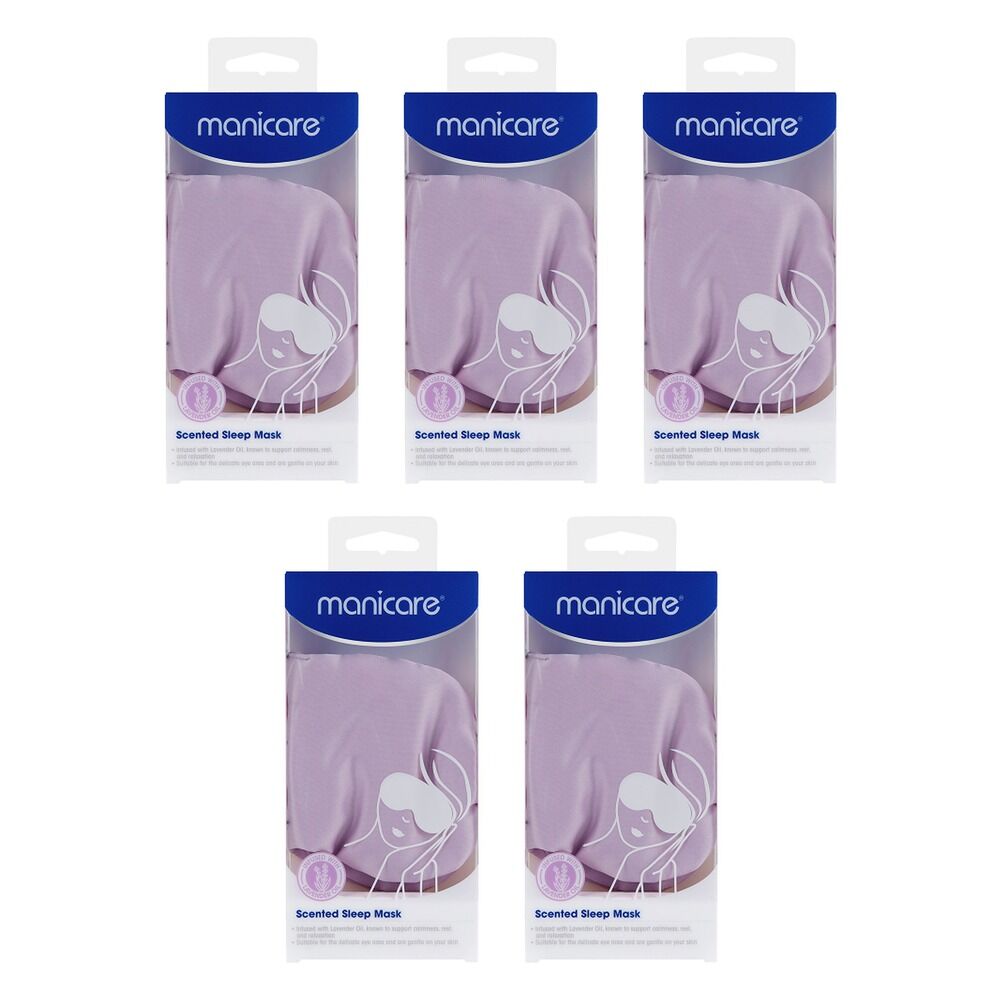 Manicare Lavender Scented Sleep Mask Pack of 5