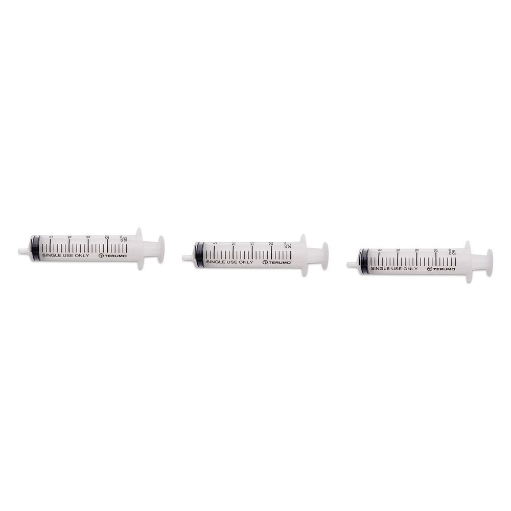 Terumo Syringe NN 20mL LS 50 Pack Bundle of 3