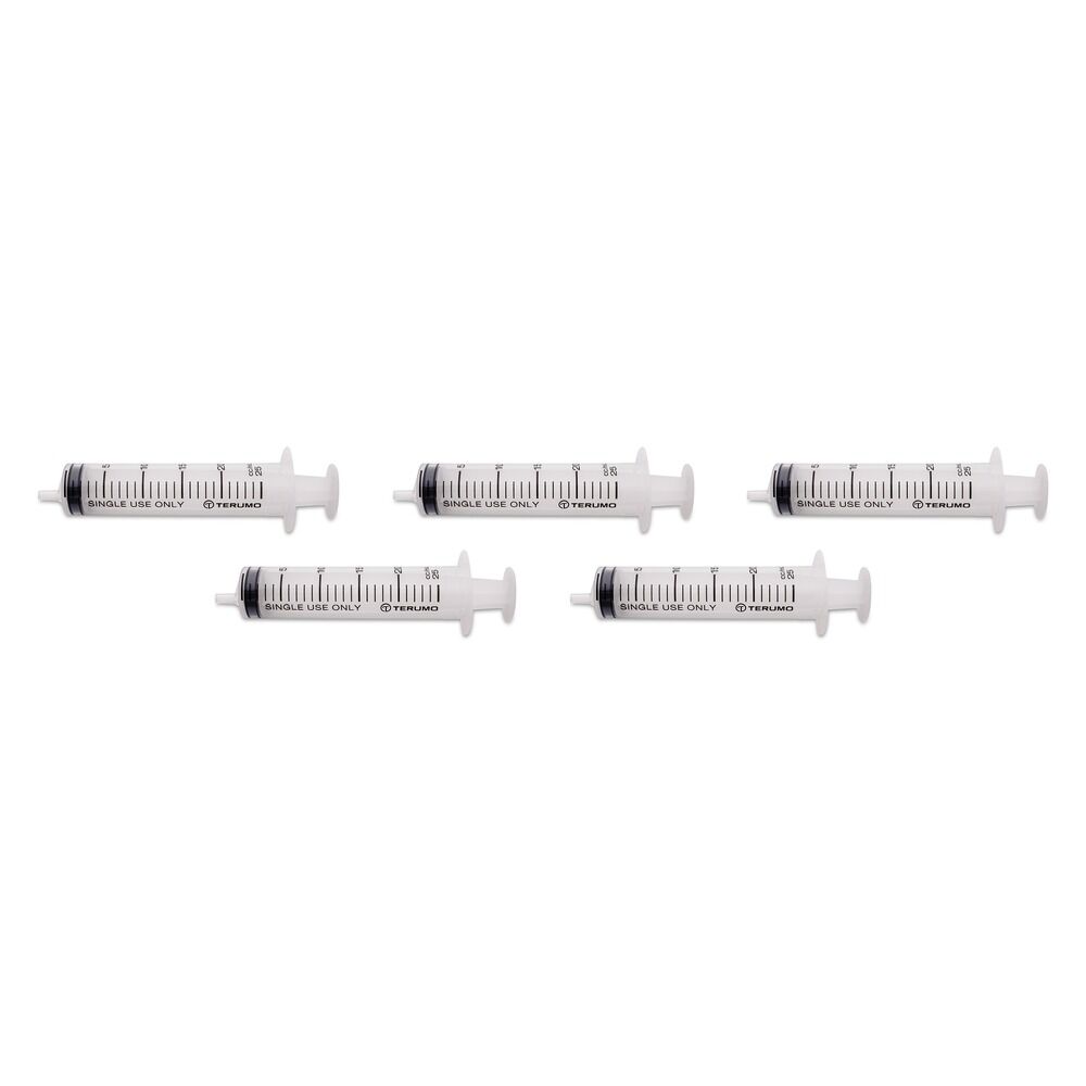 Terumo Syringe NN 20mL LS 50 Pack Bundle of 5