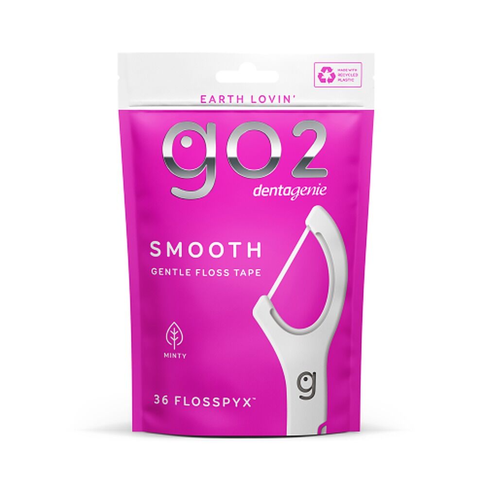 Dentagenie Smooth Flosspyx Gentle Floss Picks 36 Pack