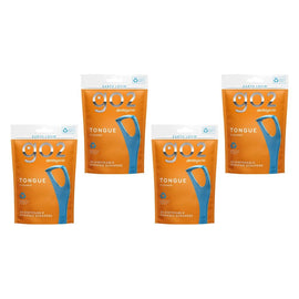 Dentagenie GO2 Tongue Cleaner 20 Pack Bundle of 4