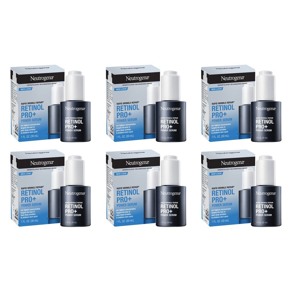 Neutrogena Rapid Wrinkle Repair Retinol Pro+ Power Serum 30mL Pack of 6