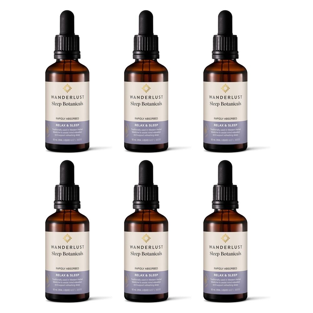 Wanderlust Sleep Botanical Drops 50mL Pack of 6