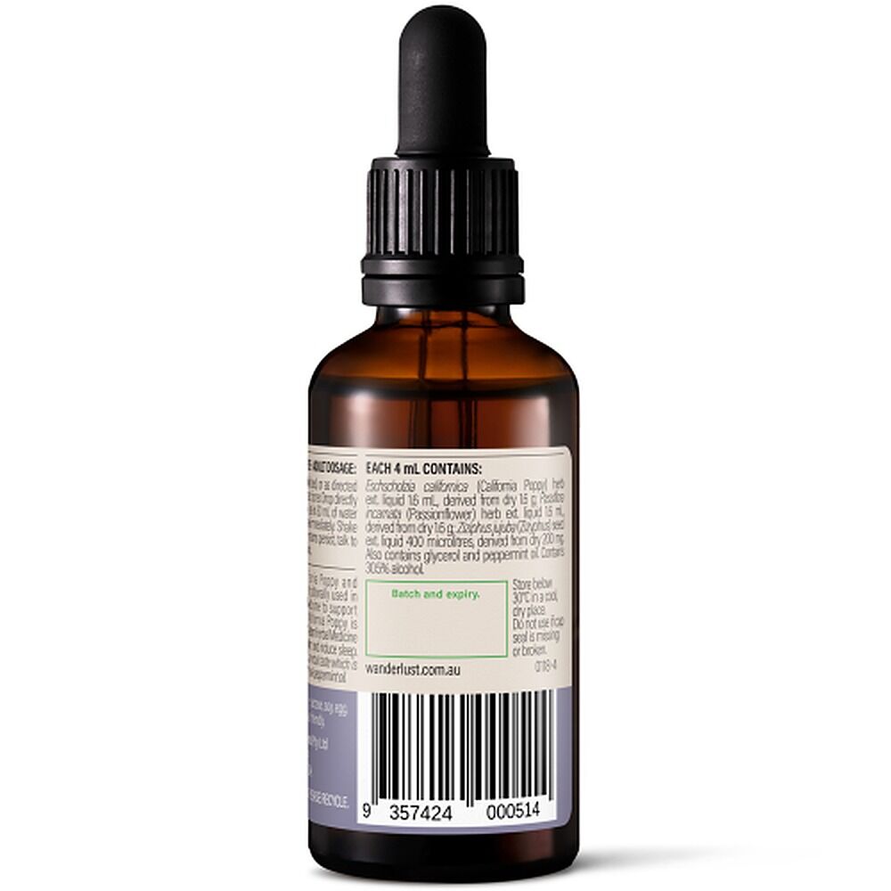 Wanderlust Sleep Botanical Drops 50mL