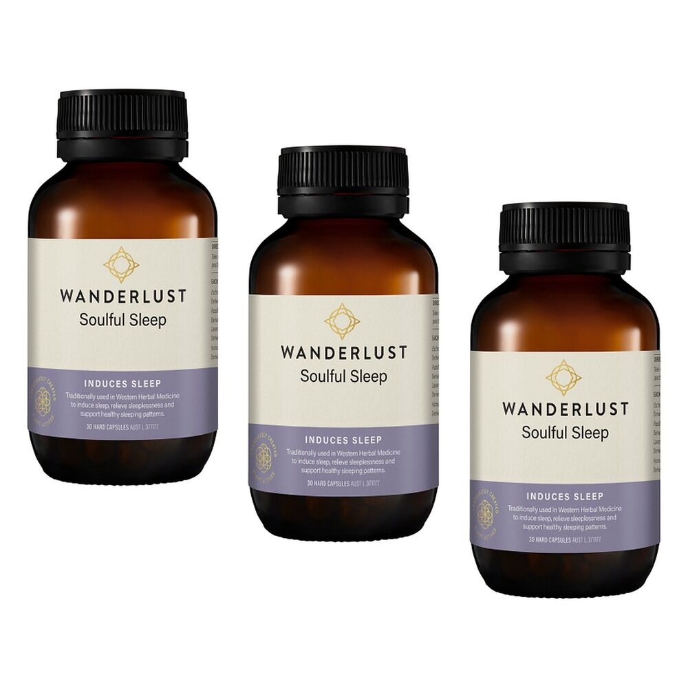 Wanderlust Soulful Sleep 30 Capsules Pack of 3