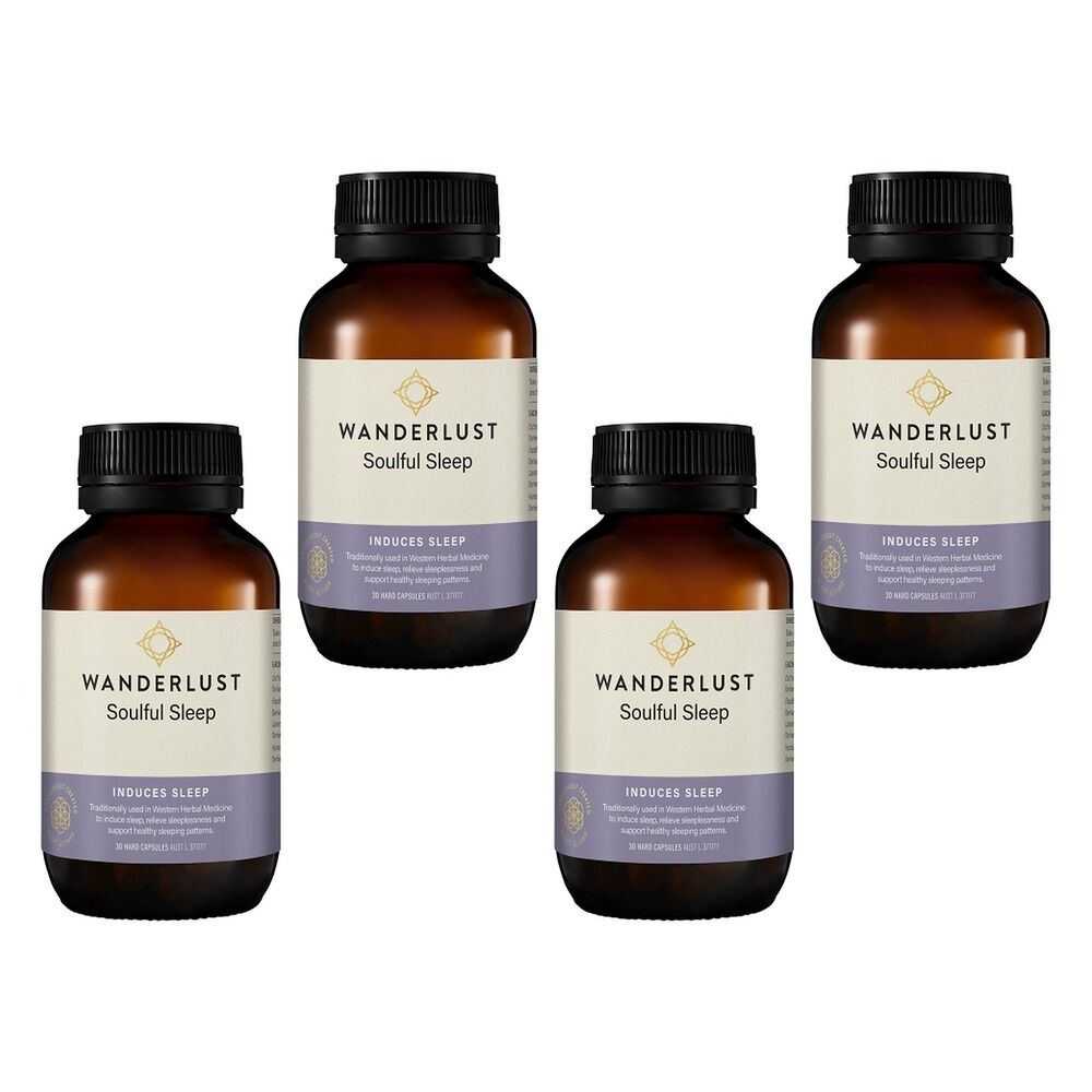 Wanderlust Soulful Sleep 30 Capsules Pack of 4