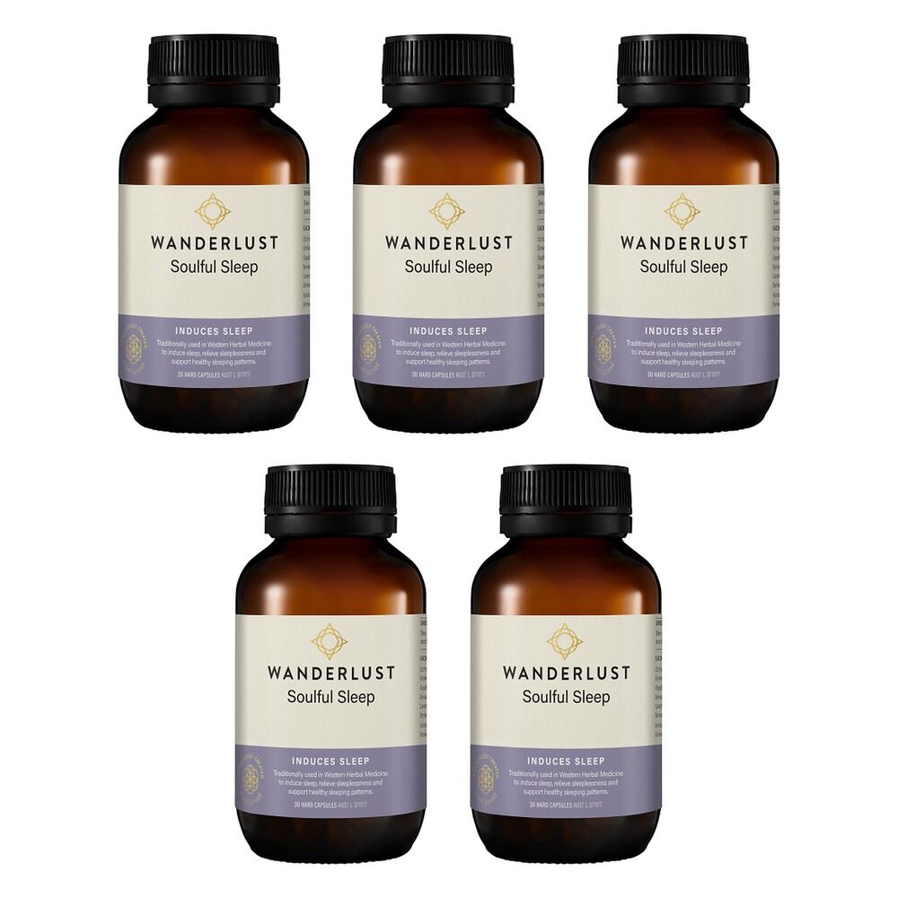 Wanderlust Soulful Sleep 30 Capsules Pack of 5