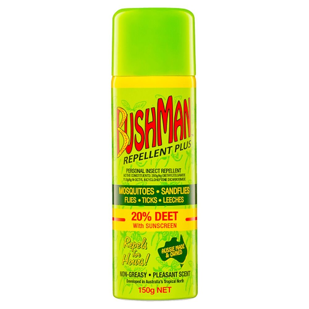 Bushman Aerosol with Sunscreen & Repellent 150g