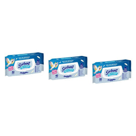 Sorbent Hypo-Allergenic Flushable Wipes 40 Pack x 14 Bundle of 3