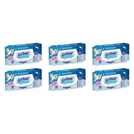 Sorbent Hypo-Allergenic Flushable Wipes 40 Pack x 14 Bundle of 6