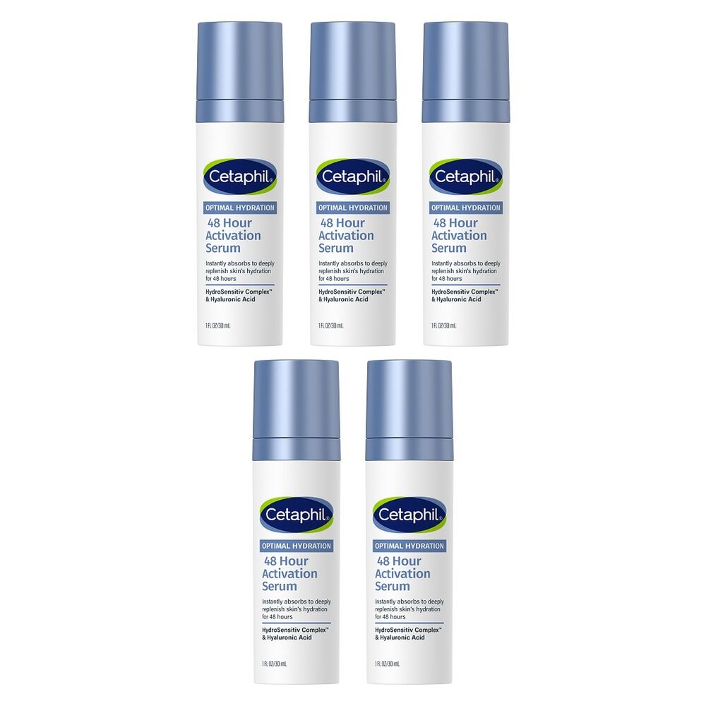 Cetaphil Optimal Hydration 48 Hour Activation Serum 30mL Pack of 5