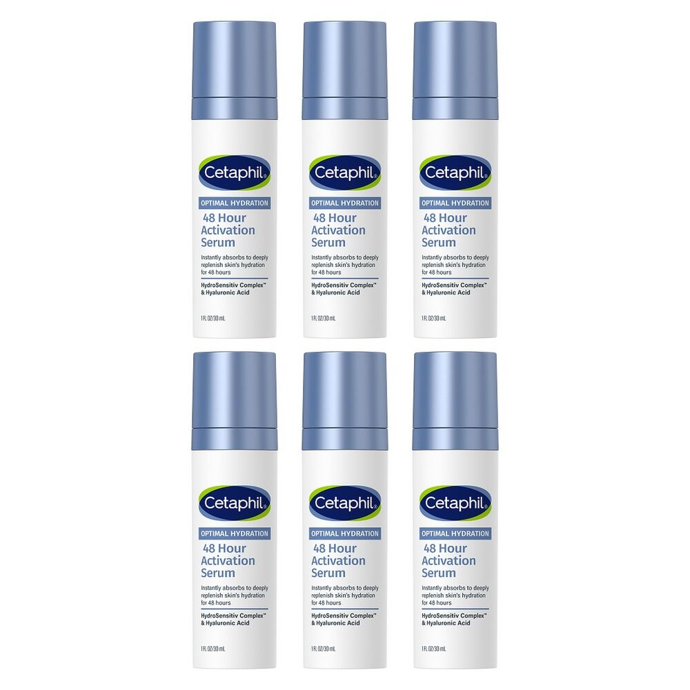 Cetaphil Optimal Hydration 48 Hour Activation Serum 30mL Pack of 6