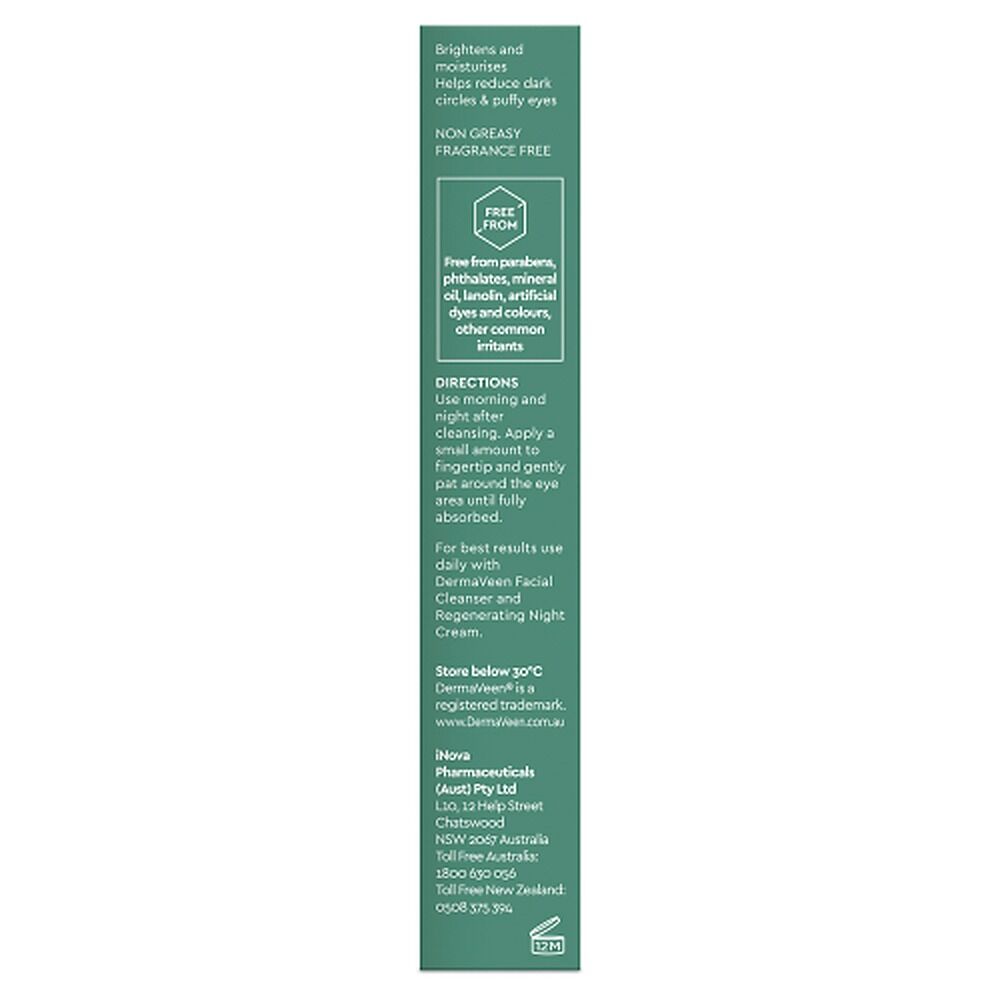 DermaVeen Moisture Bright Eye Cream 15mL