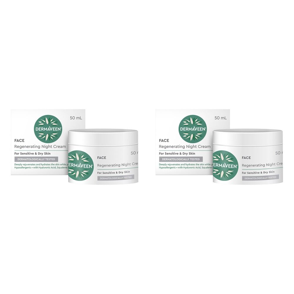DermaVeen Regenerating Night Cream 50mL Pack of 2