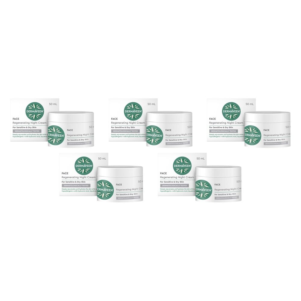 DermaVeen Regenerating Night Cream 50mL Pack of 5