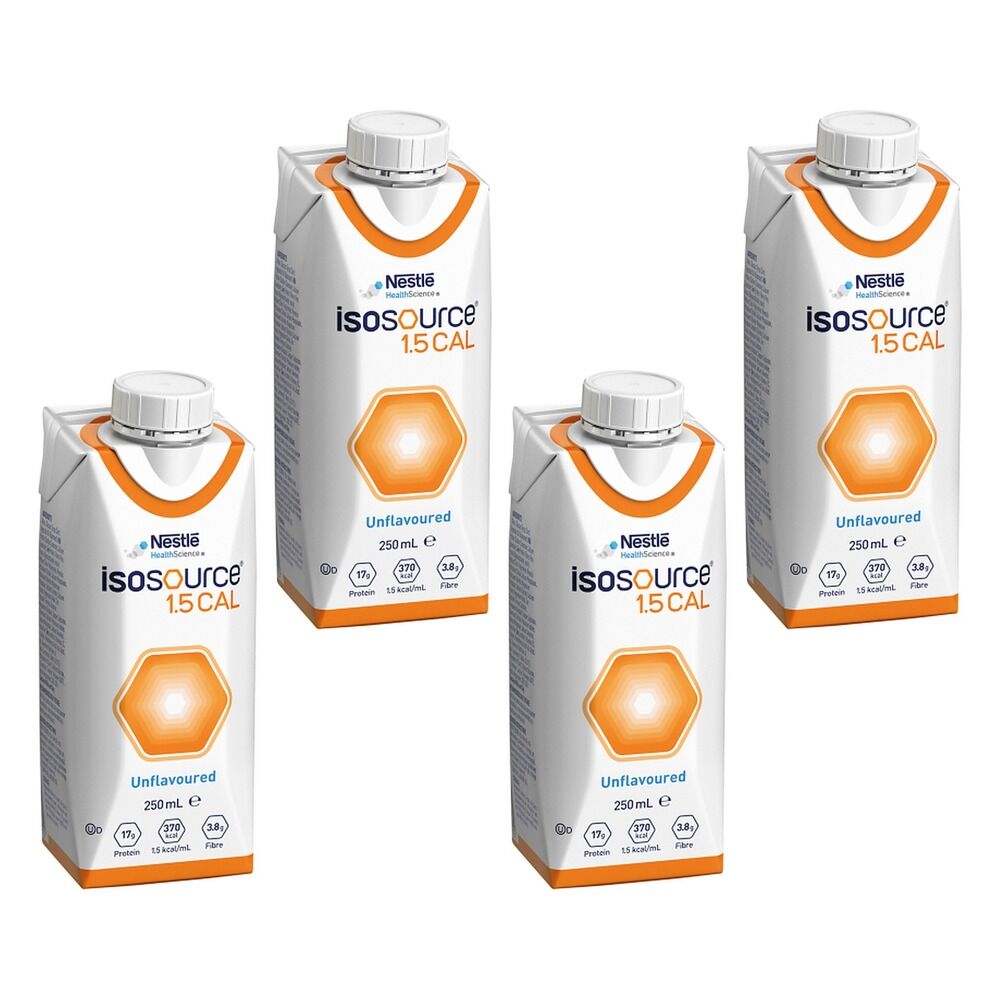 Isosource 1.5 Cal 250mL x 24 Bundle of 4