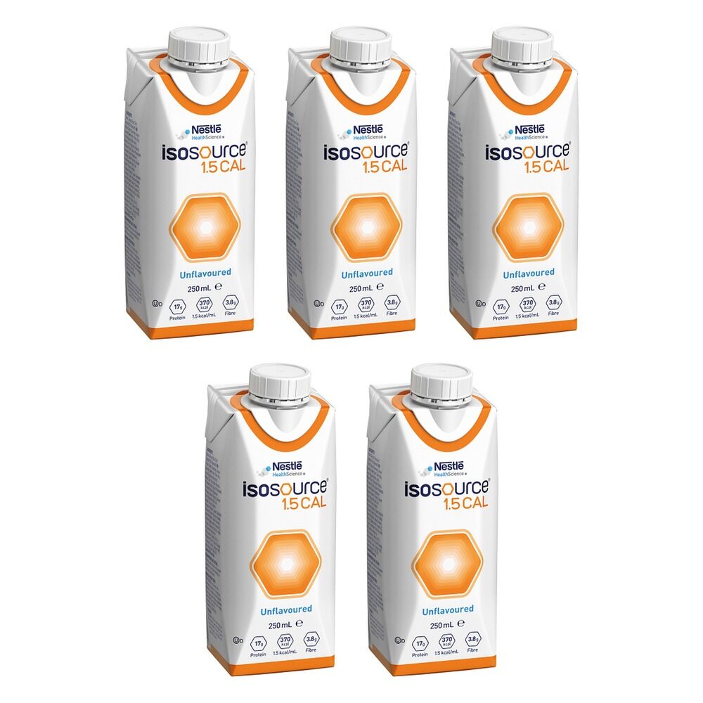 Isosource 1.5 Cal 250mL x 24 Bundle of 5