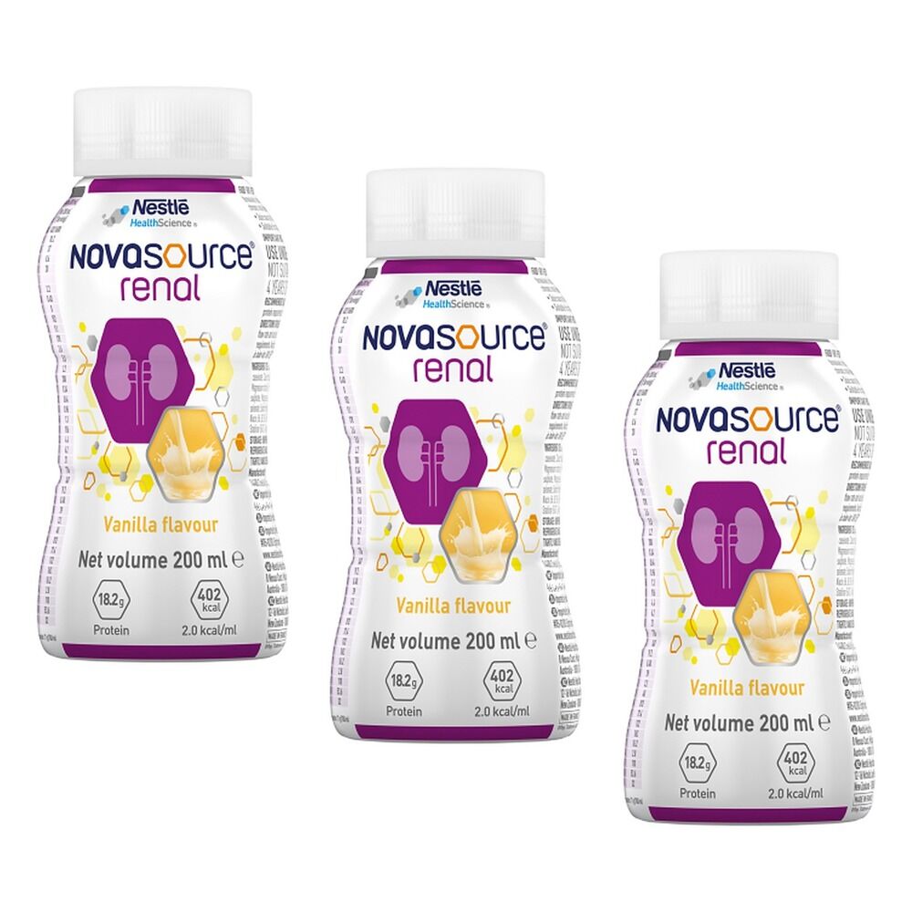 Novasource Renal 200mL x 4 Bundle of 3