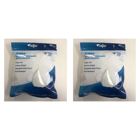 MG KN95 Face Masks 5 Pack Bundle of 2