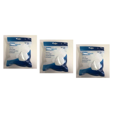 MG KN95 Face Masks 5 Pack Bundle of 3
