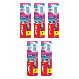 Colgate Slim Soft Advanced Ultra Soft Toothbrush 3 Pack Bundle of 5