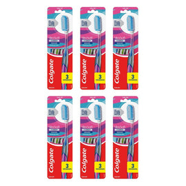 Colgate Slim Soft Advanced Ultra Soft Toothbrush 3 Pack Bundle of 6