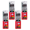 Colgate 360 Charcoal Soft Spiral Toothbrush 3 Pack Bundle of 4