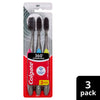 Colgate 360 Charcoal Soft Spiral Toothbrush 3 Pack