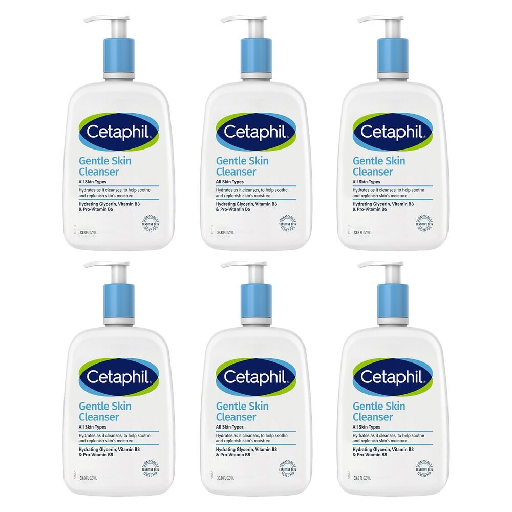 Cetaphil Gentle Skin Cleanser 1L Pack of 6