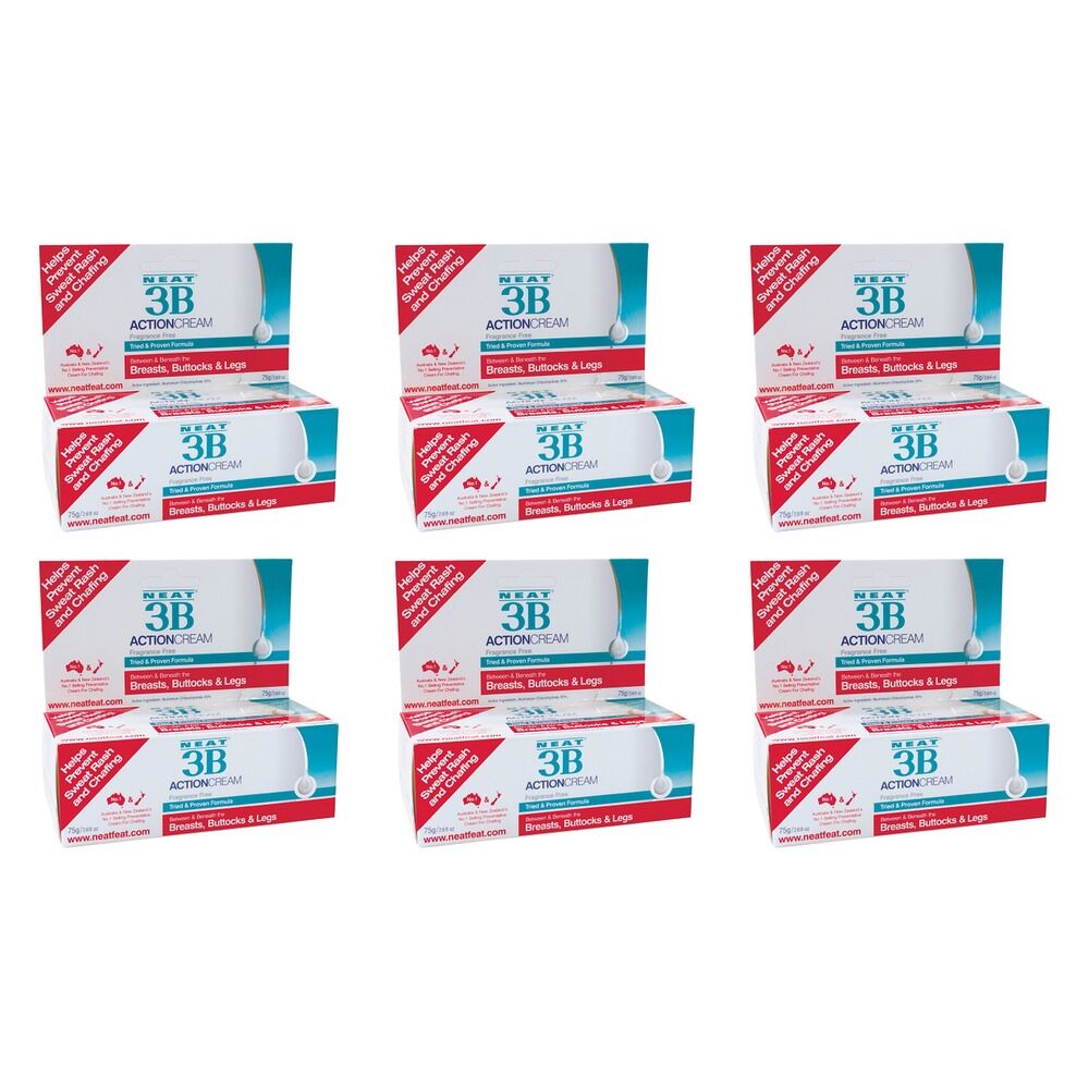Neat Feat 3B Action Cream 75g Pack of 6