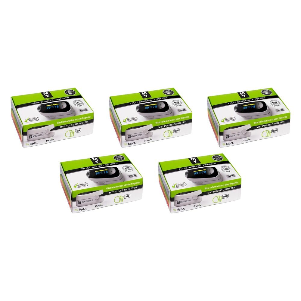MY Pulse Oximeter Fingertip Pack of 5