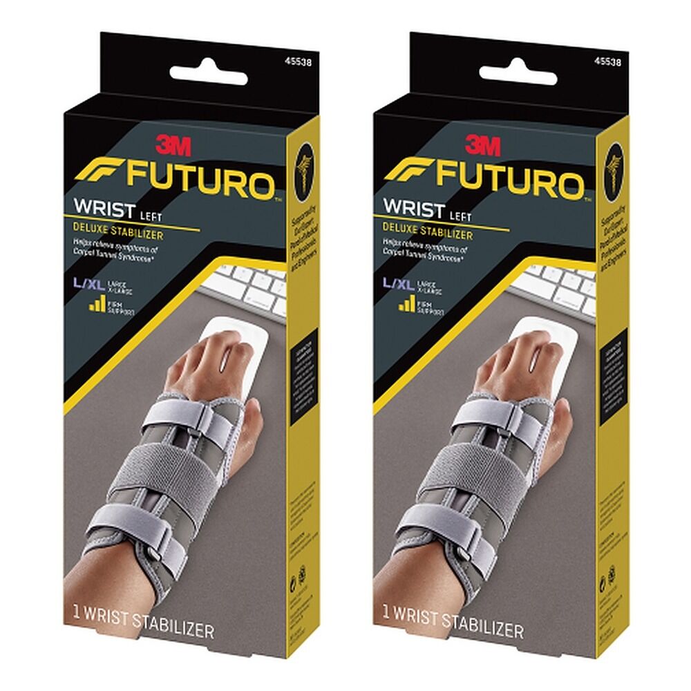 Futuro Deluxe Wrist Stabiliser Left Large/X-Large Pack of 2