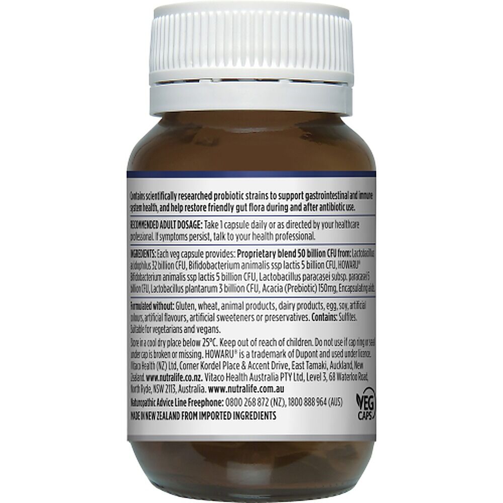 Nutra-Life ProBiotica High Potency 50 Billion 30 Capsules