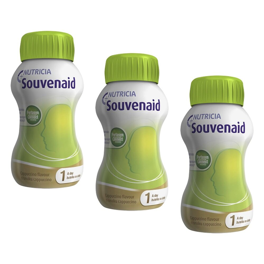 Souvenaid Cappuccino Flavour 4x125mL Pack of 3