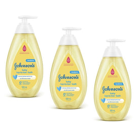 Johnson's Baby Top-to-Toe Bath 500mL Pack of 3