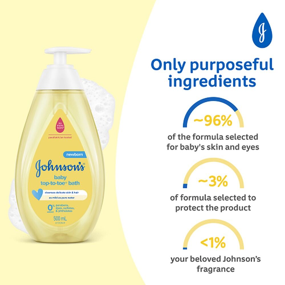 Johnson's Baby Top-to-Toe Bath 500mL