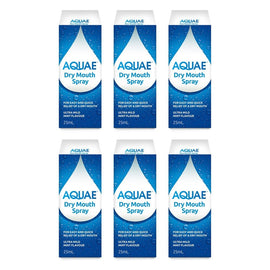 Aquae Dry Mouth Spray 25mL Pack of 6