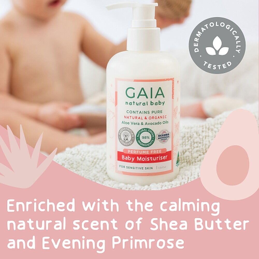 GAIA Natural Baby Moisturiser 500mL