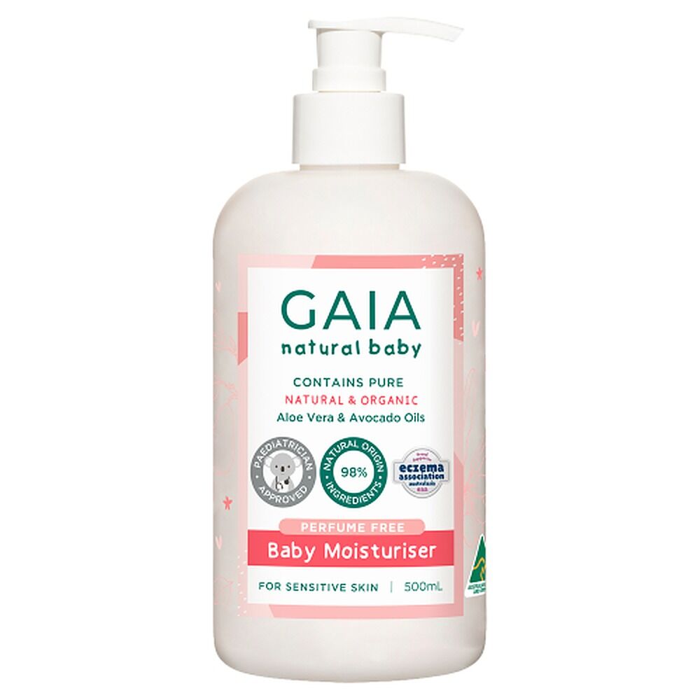 GAIA Natural Baby Moisturiser 500mL